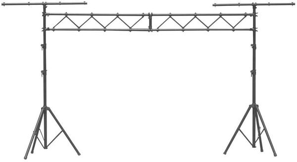 MR DJ LS560 10FT Portable PRO Audio PA DJ Lightweight Aluminum Lighting Truss + 4 MEGA354 SlimPAR 54 Low Profile RGB LED Par