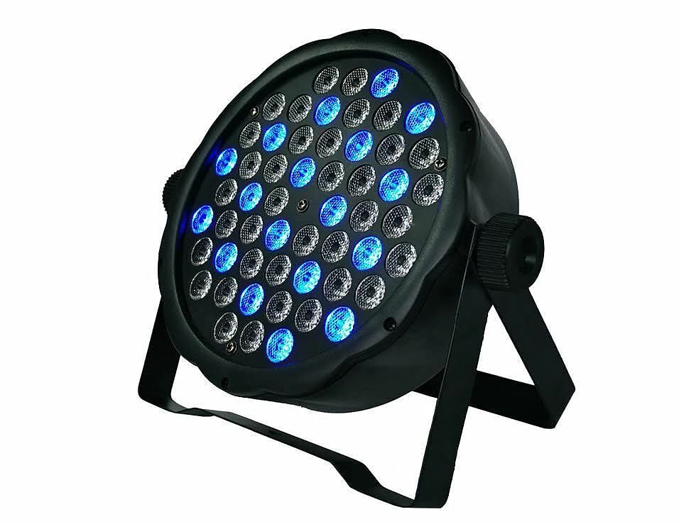MR DJ LS100 Stand & 2 MEGA354 Slim Disco DJ Party Club Stage Show Lighting Flat Par Wash Lighting