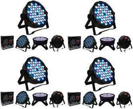 4 MR DJ MEGA354 Slim Disco DJ Party Club Stage Show Lighting Flat Par Wash Lighting
