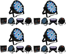 Load image into Gallery viewer, MR DJ LS100 Stand &amp; 4 MEGA354 Slim Disco DJ Party Club Stage Show Lighting Flat Par Wash Lighting