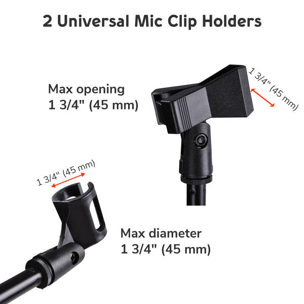 MR DJ MS500 Universal Heavy-Duty Tripod Microphone Stand