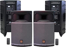 Load image into Gallery viewer, 2 MR DJ PRO115BT PA DJ Powered Speaker Professional PRO PA DJ 15" 2-Way Full-Range Powered/Active DJ PA Multipurpose Live Sound Loudspeaker