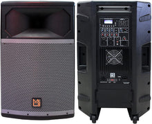 Load image into Gallery viewer, MR DJ PRO115BT PA DJ Powered Speaker PRO PA DJ 15" 2-Way Full-Range Powered/Active DJ Loudspeaker