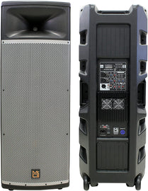 Mr Dj PRO215BT PA DJ Powered Speaker PRO PA DJ Dual 15