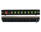 MR DJ PSC400 Power Switcher Surge Protectors <br/> Rack Mountable 8 Port Power Switcher Surge Protectors ON / OFF Power Center , Power Supply, AC 110V/220V Outlet Surge Protector