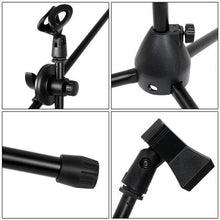 Load image into Gallery viewer, MR DJ MS500 Universal Heavy-Duty Tripod Microphone Stand with Mic Holder Clips