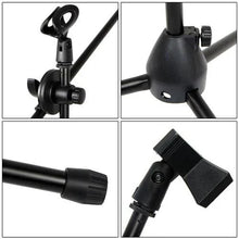 Load image into Gallery viewer, Mr. Dj MS-700OKG Heavy-Duty Tripod Microphone Stand cables connectors