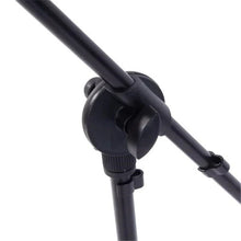 Load image into Gallery viewer, MR DJ MS700PKG 2 Microphone Stands Adjustable Boom Stage or Instrument with Mic Holder Clips &amp; Carry Bag &amp; 2 25' Cable