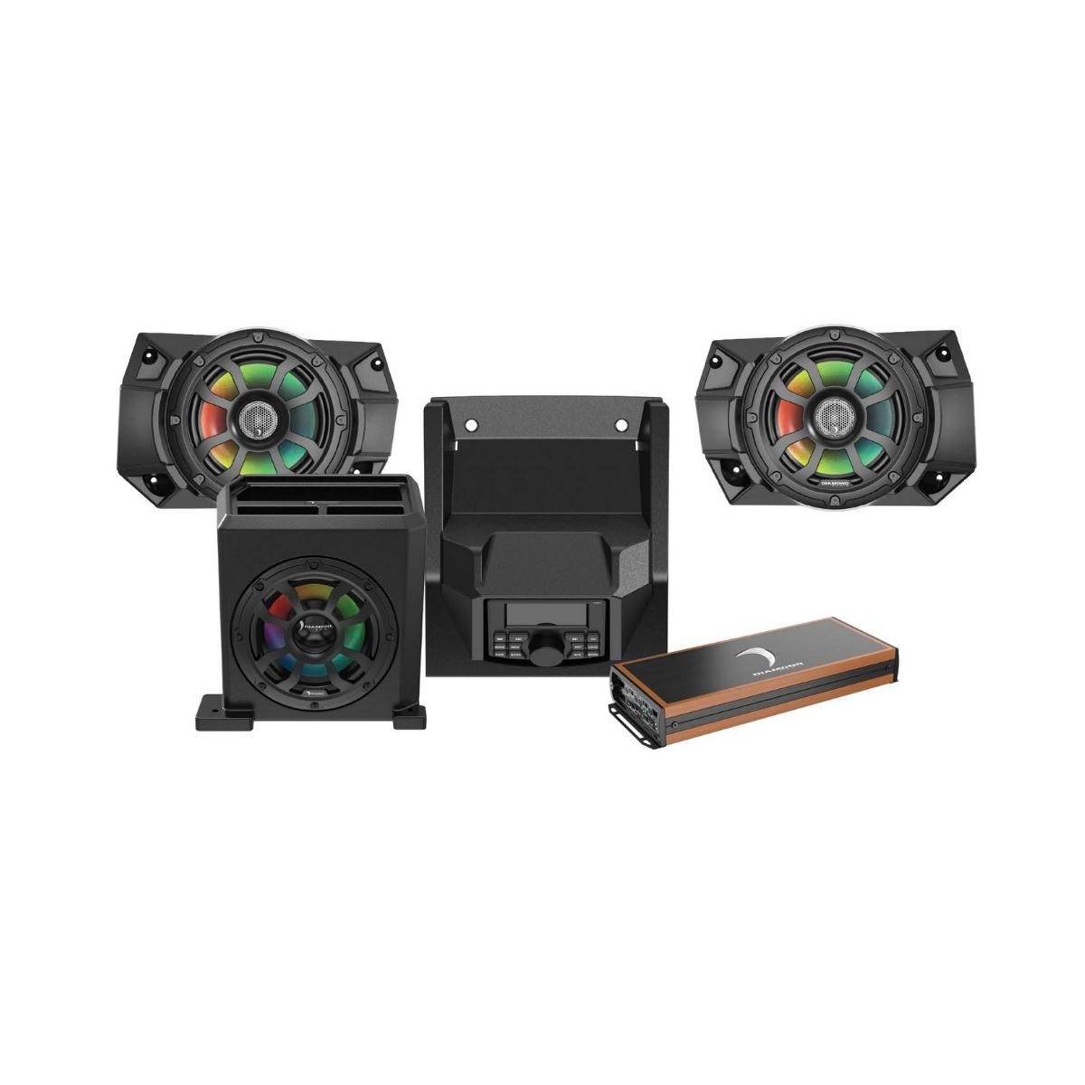 Diamond Audio MSRGRKMD Ranger Dash Audio Speaker Kit with Overhead Speaker System