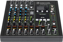 Load image into Gallery viewer, Mackie Onyx8 8-channel Analog Mixer with Multi-Track USB 8-channel Analog Mixer with 24-bit/96kHz Multi-track Recording and Built-in Effects