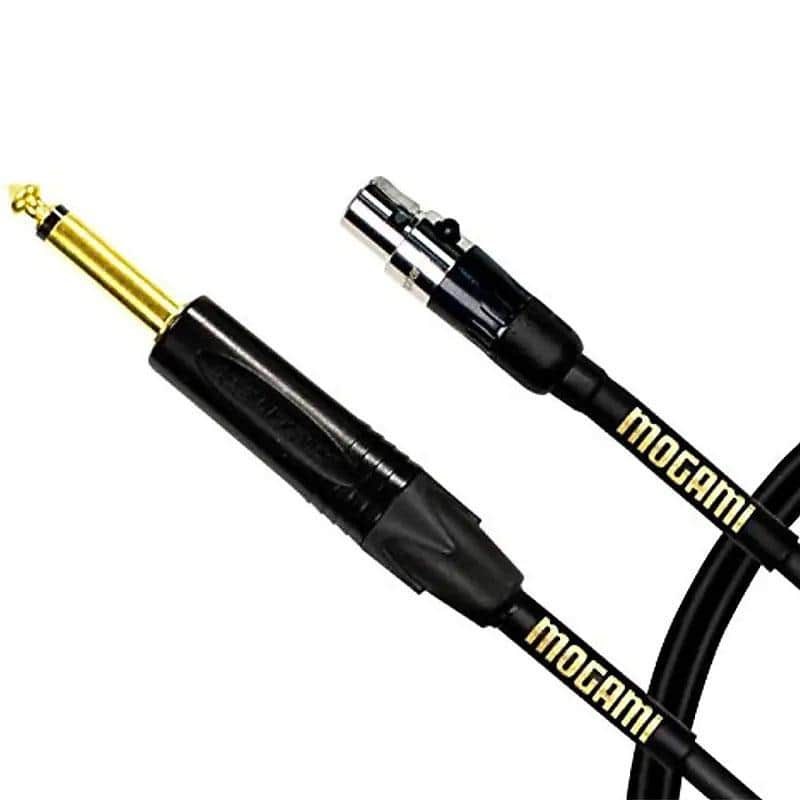 Mogami GOLD-BPSH-TS-24 Belt Pack Instrument Cable - 24 Inch