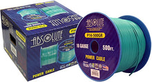 Load image into Gallery viewer, Absolute P16-500GR 16 Gauge 500-Feet Green Spool Primary Remote Power Wire Cable