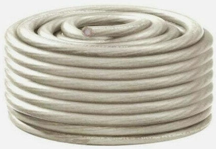 Absolute P4-50SL 50' 4-Gauge Silver Copper Mix Power Ground Wire Cable