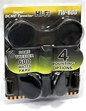 Load image into Gallery viewer, 2 Pairs 800 Watt Super Car Stereo Component Dome Tweeters Audio Speakers