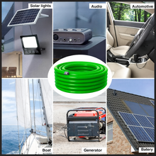 Load image into Gallery viewer, Absolute P8250GR 8GA 250' Green Power Ground Wire Car Audio Amplifier Marine Cable