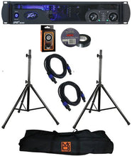 Load image into Gallery viewer, Peavey IPR 2 3000 2-Channel Lightweight 3000W Power Amplifier Bundle