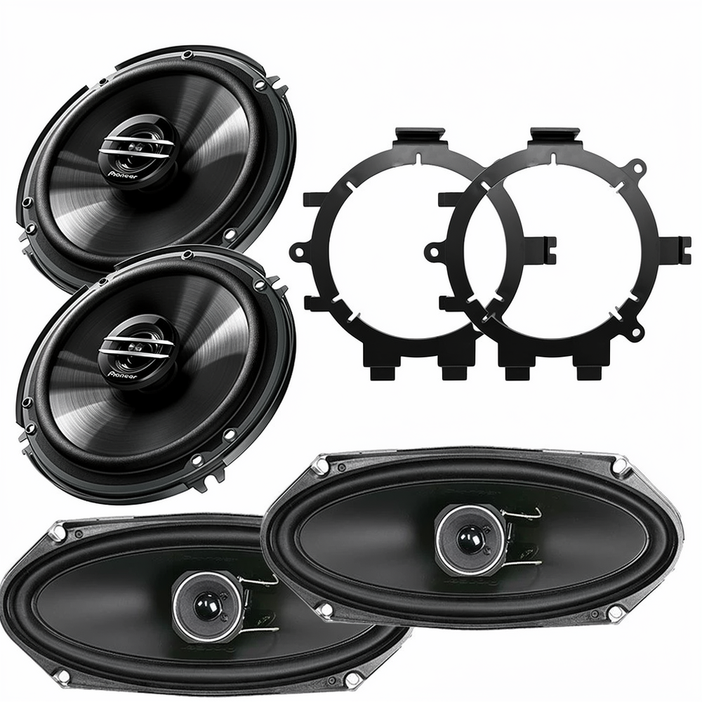 Pioneer 6.5" & 4x10" Door & Overhead Speakers Fit 1995-2006 Suburban & Tahoe