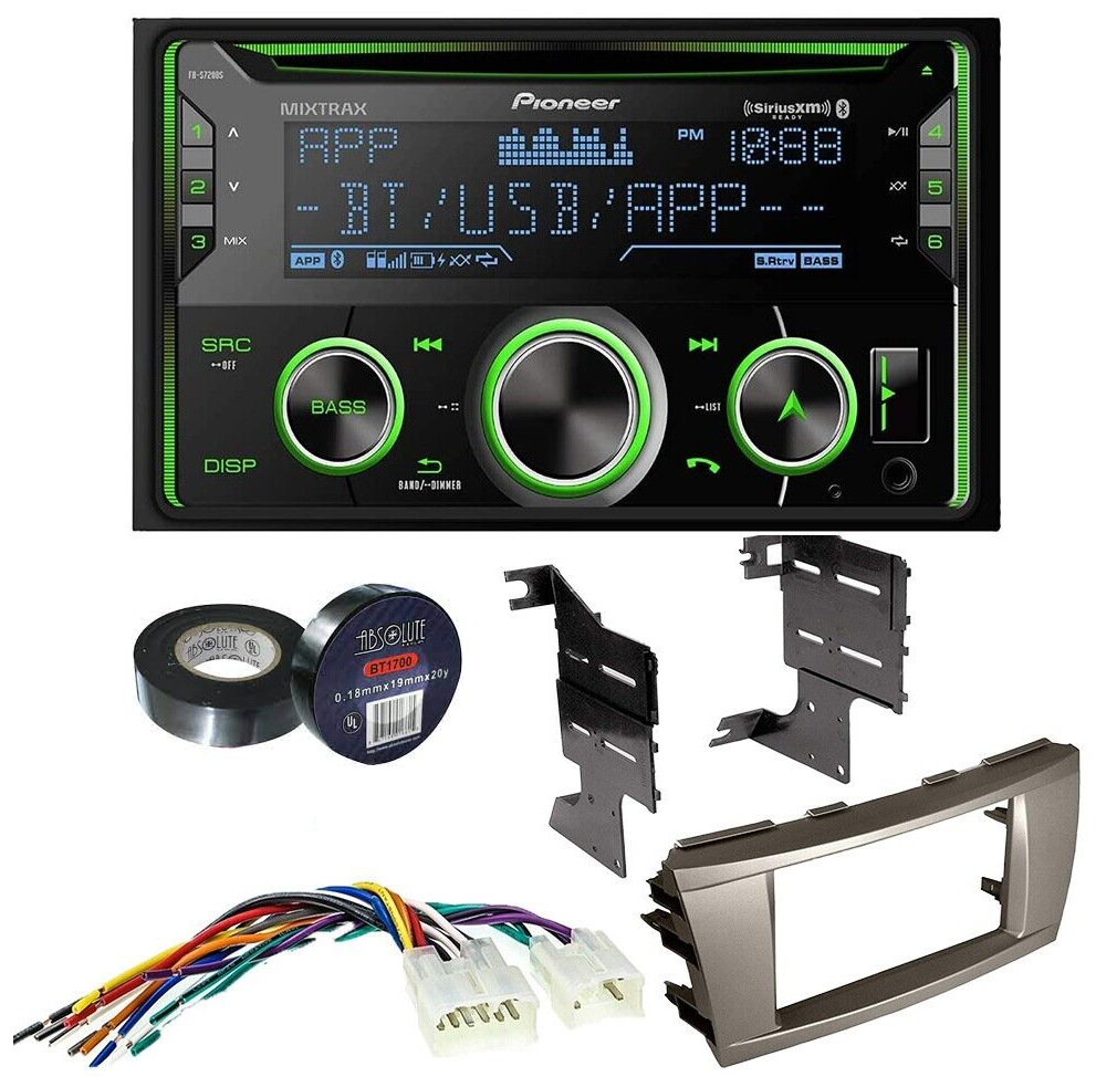 Pioneer FHS722BS In-Dash CD Receiver Car Stereo Radio for 2007-2011 Toyota Camry