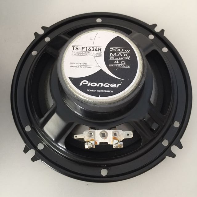 Pioneer TS-F1634R 6.5" 200W 2-Way Car Speakers PAIR