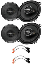 Load image into Gallery viewer, Pioneer TS-A1371F 5-1/4" 5.25" 300W Front Door &amp; Overhead Speakers Fit 1997-2001 Jeep Cherokee