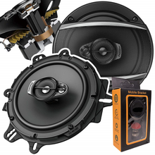 Load image into Gallery viewer, 2 Pairs Pioneer TS-A1670F 6.5" 3-Way 320 Watt Coaxial Car Audio Speakers + Mobile Magnet
