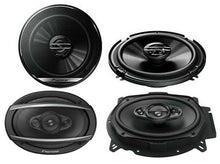 Load image into Gallery viewer, Pioneer TS-A6960F 450W 6"x9" Speakers + TS-A1370F 5 1/4" 3-Way Coaxial Speaker System 300w
