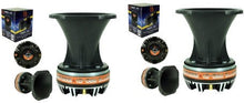 Load image into Gallery viewer, 2 MR DJ PRO-D1 High Compression Titanium Driver Bullet Tweeter Aluminum Horn