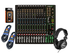 Load image into Gallery viewer, Mackie ProFX16v3 16-Channel Mixer with Built-in Effects and USB + Pro TH02 Headphone with Pair of XLR Cable+free Absolute Phone Holder