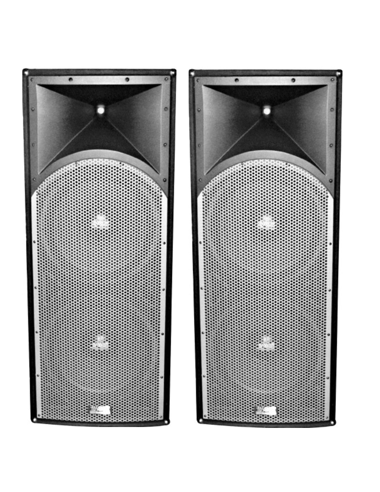 2 Absolute PROS212 Dual 12" Speaker<br/> Professional Series Dual 12" 3-Way 3000 Watts DJ PA PRO Audio Passive Speaker with Titanium Compression Driver for Live Sound, Karaoke, Bar, Church
