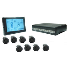 Load image into Gallery viewer, Absolute Universal Front and Rear Parking Sensor System w 8 Black Parking Sensor