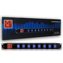 Load image into Gallery viewer, MR DJ PSC300 8 Outlets Rack Mount Power Supply AC 110V/220V Outlet Surge Protector
