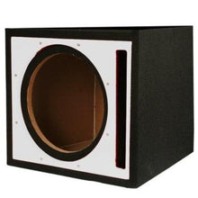 Load image into Gallery viewer, Absolute USA PSEB10S Single 10-Inch Ported Subwoofer Enclosure with Silver High Gloss Face Board