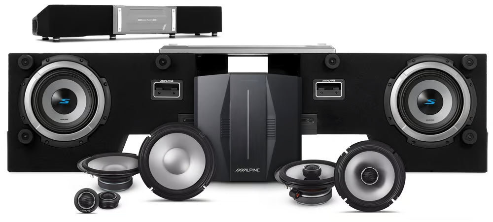 Alpine PSS-23FORD-F150 8-Speaker Audio System Upgrade Kit Fits 2015-2025 Ford F-150