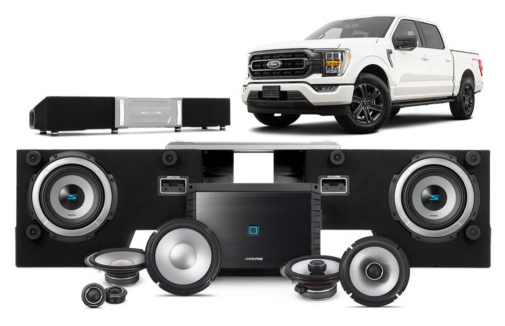 Alpine PSS-23FORD-F150BO 8-Speaker Upgrade Kit Fits select 2018-25 Ford F-150