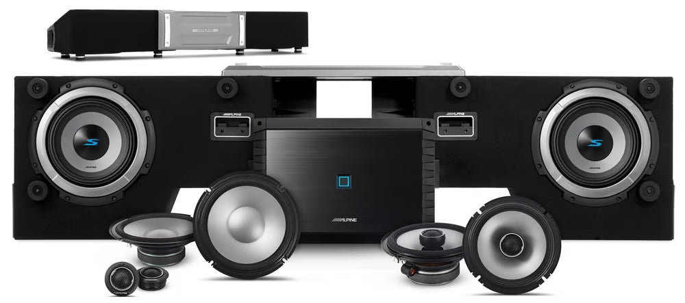 Alpine PSS-23FORD-F150BO 8-Speaker Upgrade Kit Fits select 2018-25 Ford F-150 Bundle