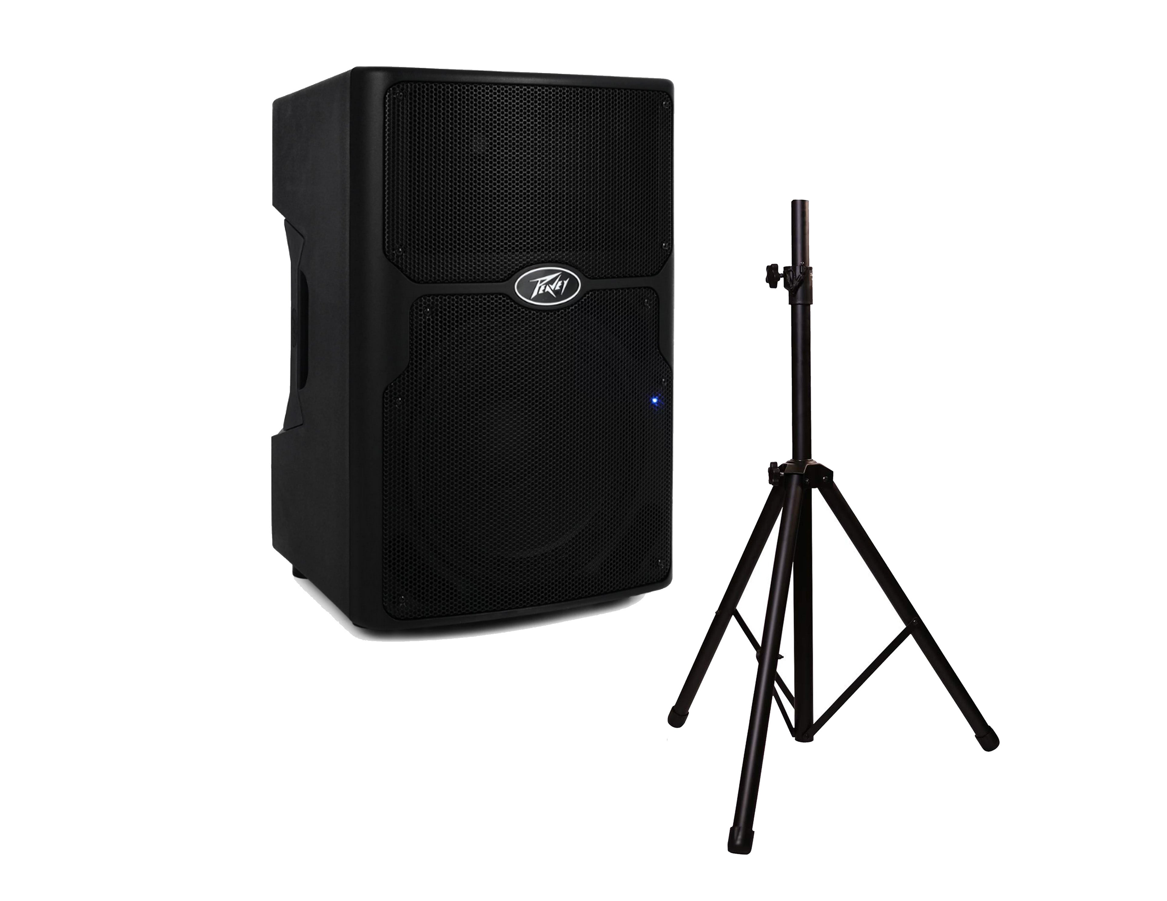 Peavey PVXP12 DSP Bluetooth 12" 980W Powered Speaker 1.4" Driver+ Speaker Stand