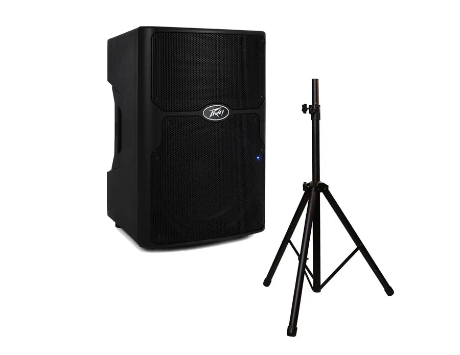 Peavey PVXp 10 Bluetooth Powered 10 Inch Loudspeaker + Speaker Stand