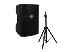 Peavey PVXp 10 Bluetooth Powered 10 Inch Loudspeaker + Speaker Stand