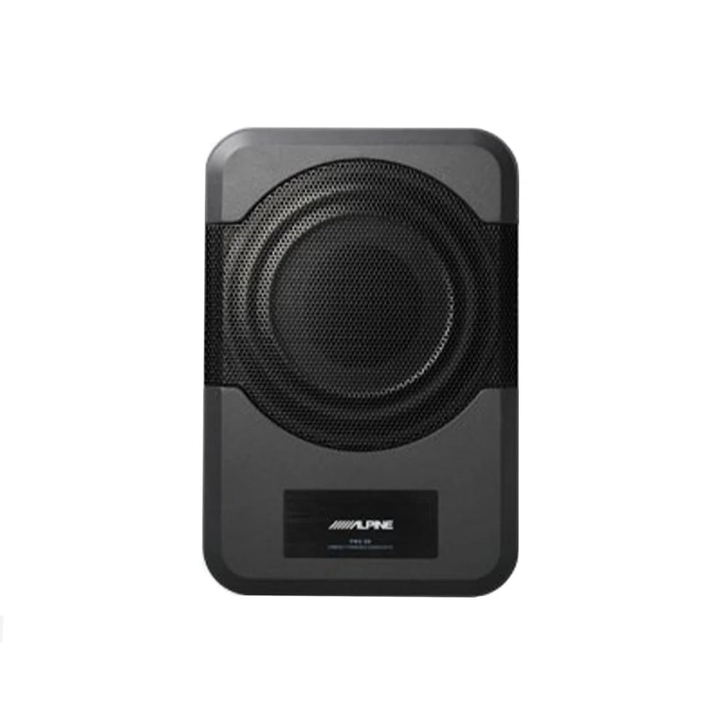 Alpine PWE-S8+iLX-W670+TW500+BT1700 7-inch Ultra-Shallow Digital Multimedia Receiver with PowerStack™ w/ Powered 8inch Woofer + Accessory Bundle