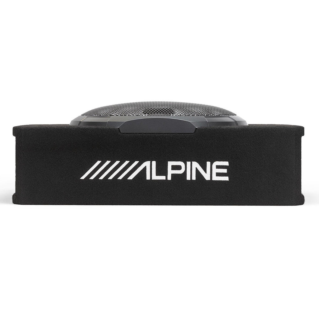 Alpine PWV-SB10 10" BassRev Powered Subwoofer Enclosure Bundle