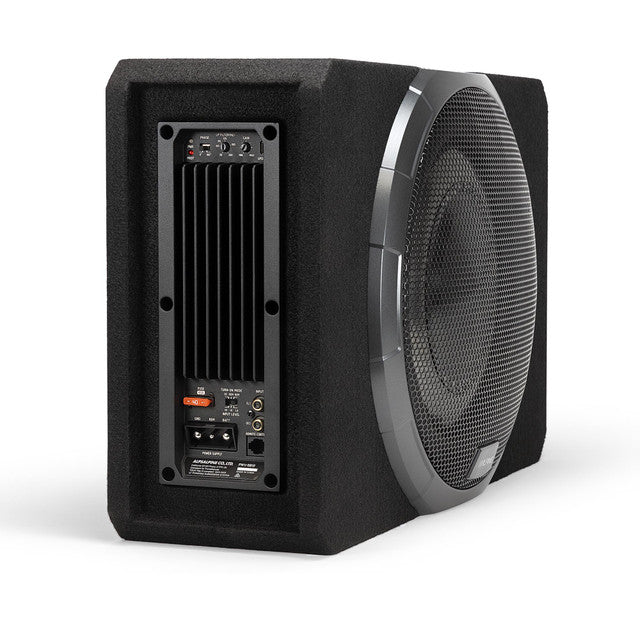Alpine PWV-SB12 12" BassRev Powered Subwoofer Enclosure Bundle