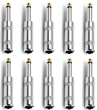Load image into Gallery viewer, MR DJ QMH10 5 Pair 1/4" Mono Male Speaker Cable Connectors