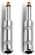 Load image into Gallery viewer, MR DJ QMH2 1 Pair 1/4" Mono Male Speaker Cable Connectors