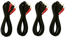 Load image into Gallery viewer, 8 Absolute 17' RCA Interconnect Cable Wire Marine Car Amplifier Stereo Home Audio