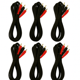8 Absolute 17' RCA Interconnect Cable Wire Marine Car Amplifier Stereo Home Audio