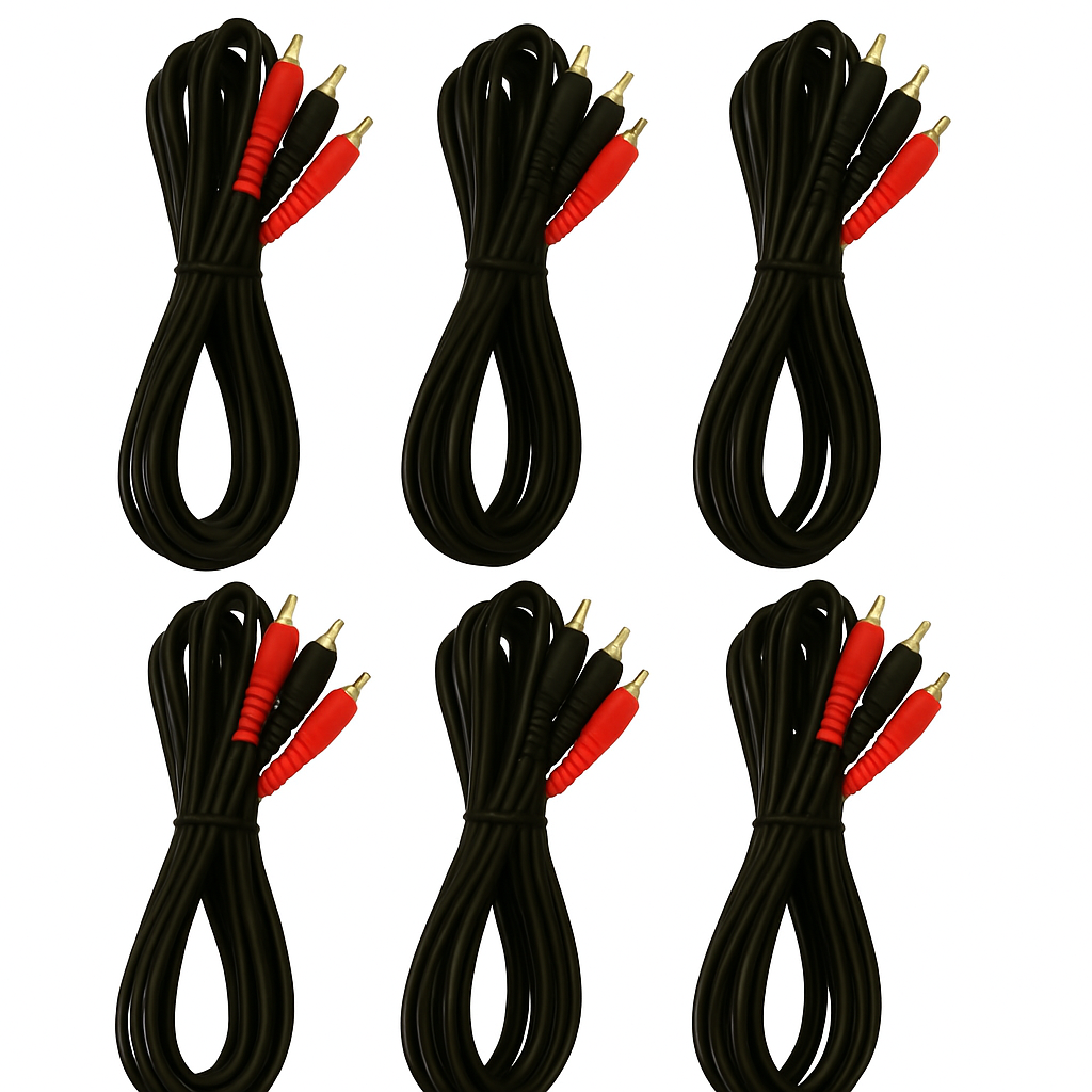10 Absolute 17' RCA Interconnect Cable Wire Marine Car Amplifier Stereo Home Audio
