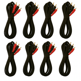 10 Absolute 12' RCA Interconnect Cable Wire Marine Car Amplifier Stereo Home Audio