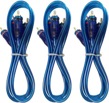 Load image into Gallery viewer, 6 DC Sound RCA3B RCA to RCA 2 Ch Male 3 Feet Interconnect HiFi Audio Cable Connector