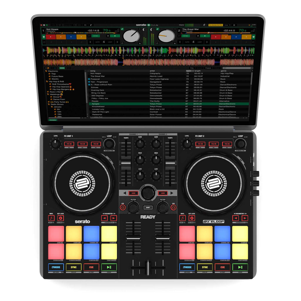 Reloop READY High-performance compact controller for Serato