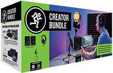 Load image into Gallery viewer, Mackie Creator Bundle USB microphone, studio monitors, and headphones
